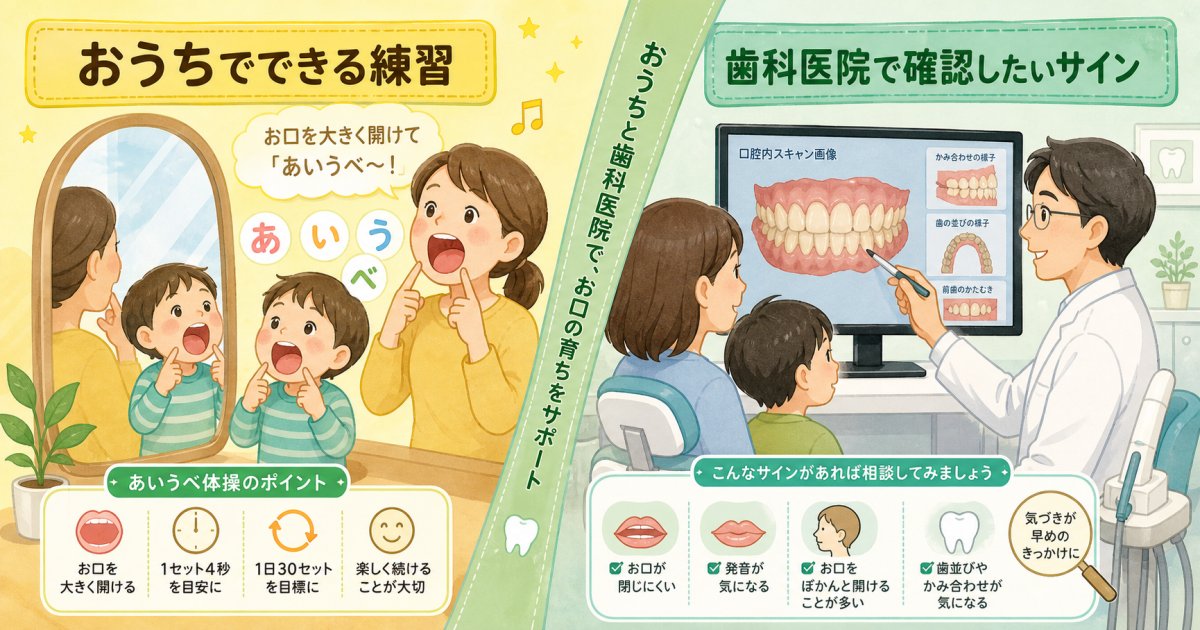 なぜ口が開く？子どものぽかん口を引き起こす原因とよくある誤解